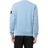 STONE ISLAND FW22 Solid Color Logo Decorated Casual Long Sleeve Sweatshirt Men Sweatshirt Light-Blue 771563020-V0046
