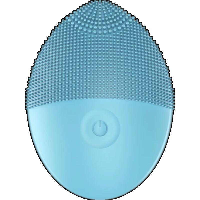Силиконовая электрическая щетка для чистки лица Вибрационный очиститель лица Глубокая очистка пор Средства по уходу за кожей лица Массажер Омоложение