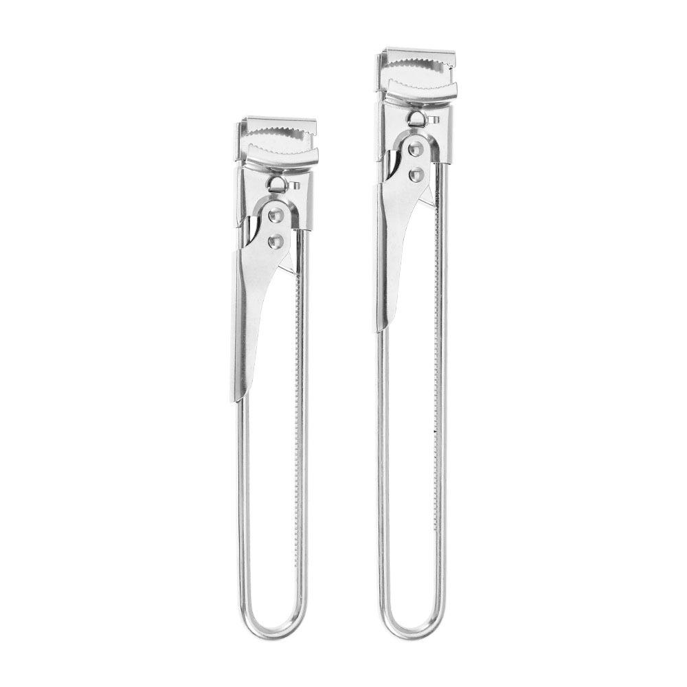 Регулируемый консервный нож из нержавеющей стали: Многофункциональный кухонный инструмент