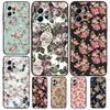 Floral Chic Roses Tulips Garden Case For Xiaomi Redmi Note 12 11 10 8 9 Pro 9S 10S 11S 12S Cover For Redmi 12 9C 10C 12C