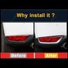 For Mazda CX-5 CX5 2017 2018    ABS Chrome Rear Back Fog Light Lamp Cover Trim Bumper Reflector Accessories