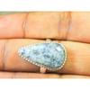 Natural Dendrite Opal 925 Sterling Silver Pear Handmade Ring Gift US-8.5 MK-94