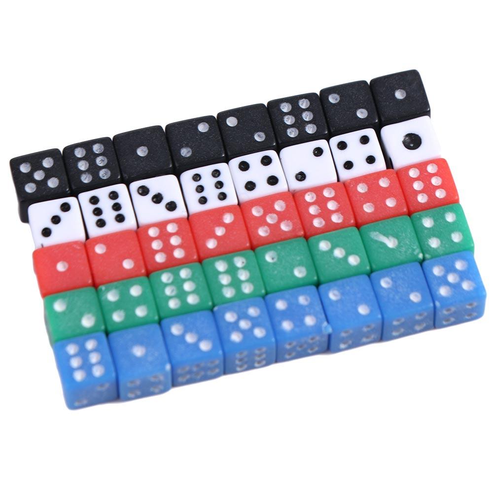 5mm 5mm Dice Acrylic Party Dice Gaming Dice Drop Dice Digital Gaming