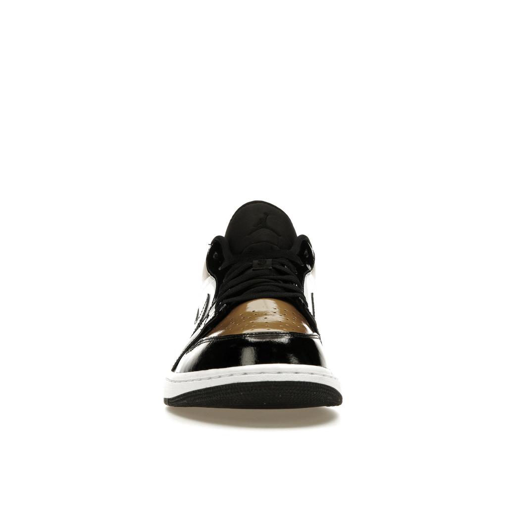 Air Jordan 1 Low Gold Toe Men Sneakers Metallic-Gold White-Black CQ9447-700