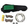 Dio 110 JF31 Dio Front and Rear Brake Air NGK Plug Consumables Replacement Set Pads, Shoes, Filter, CPR8EA-9, A-BPK-10019H