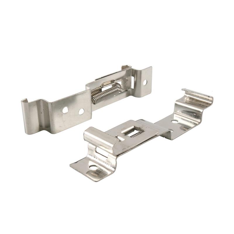 2Pcs Silver an Car License Plate Holder Bracket License Plate Clip Car Loading Bracket For Standard License Plate 11*52cm