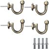 4 шт. Настенные крючки-подхваты для штор 47 мм Крючки для одежды, пальто, полотенец, подхваты для штор для окон Homen