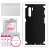 apgo Protective Skin Sticker for the Back+sides Compatible with Oppo Reno3, Full Wrap Film, Foil, Vinyl - Pattern Carbon Black