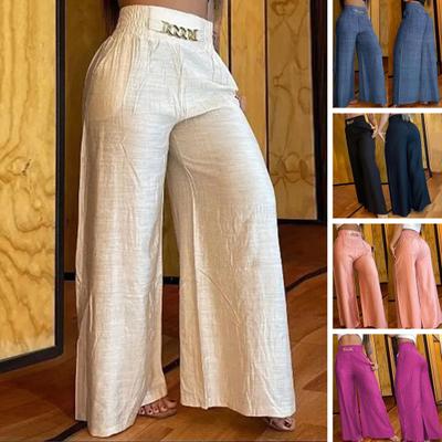 Шикарные брюки с рогами, свободная повседневная уличная одежда