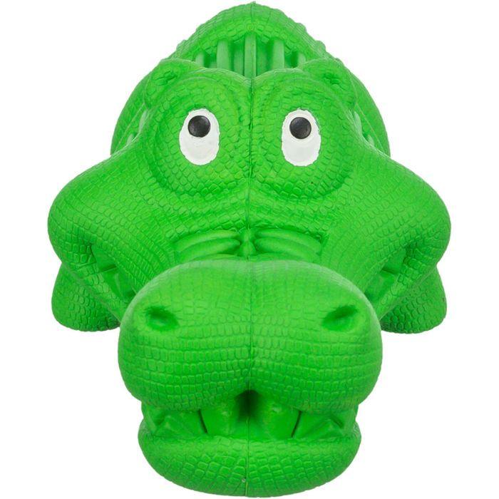 Jouet pour chien - TRIXIE - Snack Crocodile - Caoutchouc naturel - Vert - Interactif