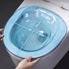 Hemorrhoids Sitz Bath Large-Capacity Wide Seating Area Anti-Overflow Toilet Wide Seat Universal Fit Sitz Bath
