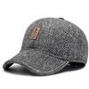 Warm Winter Cap Sport Golf Baseball Cap Hats For Men Casual Fashion Dad Caps with Thicken Earflaps