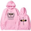 Vintage Basgiath War College Hoodies Fourth Wing Double-Sided Hoodie Women Graphic Hoodies Bookish Sweatshirt Casual Pullovers