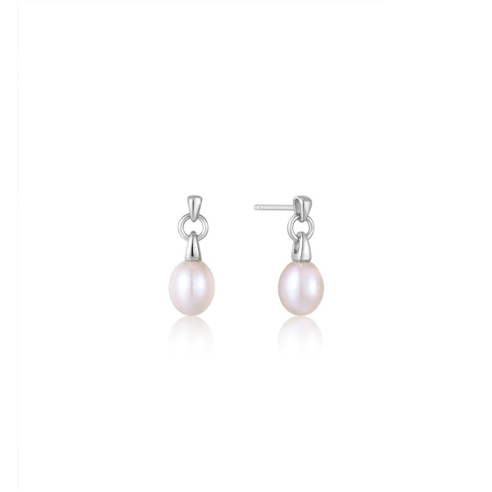 [Worn by Joo Hyun-young] Freshwater Pearl 925 Silver Drop Earrings E043-02H
