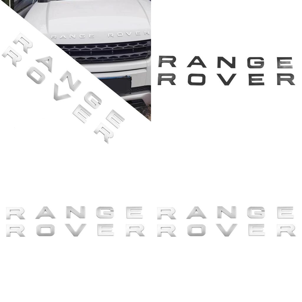 Эмблема автомобиля Range Rover с зеркальной отделкой для украшения внедорожника