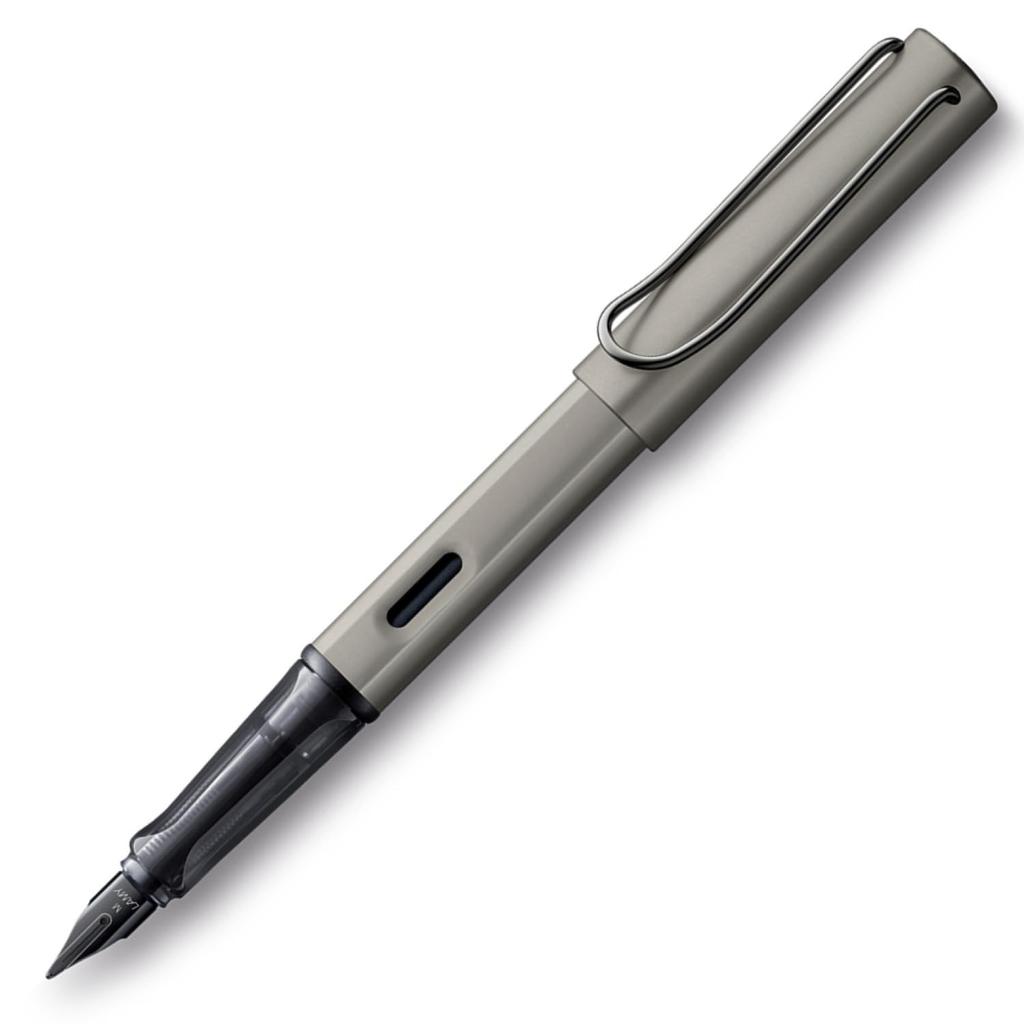 LAMY Lux Ruthenium Fountain Medium Officially Imported Pen, Nib, L57-M,