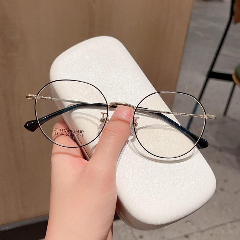 Сверхлегкие простые металлические многоугольные очки Yan WeNY в ретро-оправе, модные мужские и женские очки, которые могут быть оснащены очками для близорукости.
