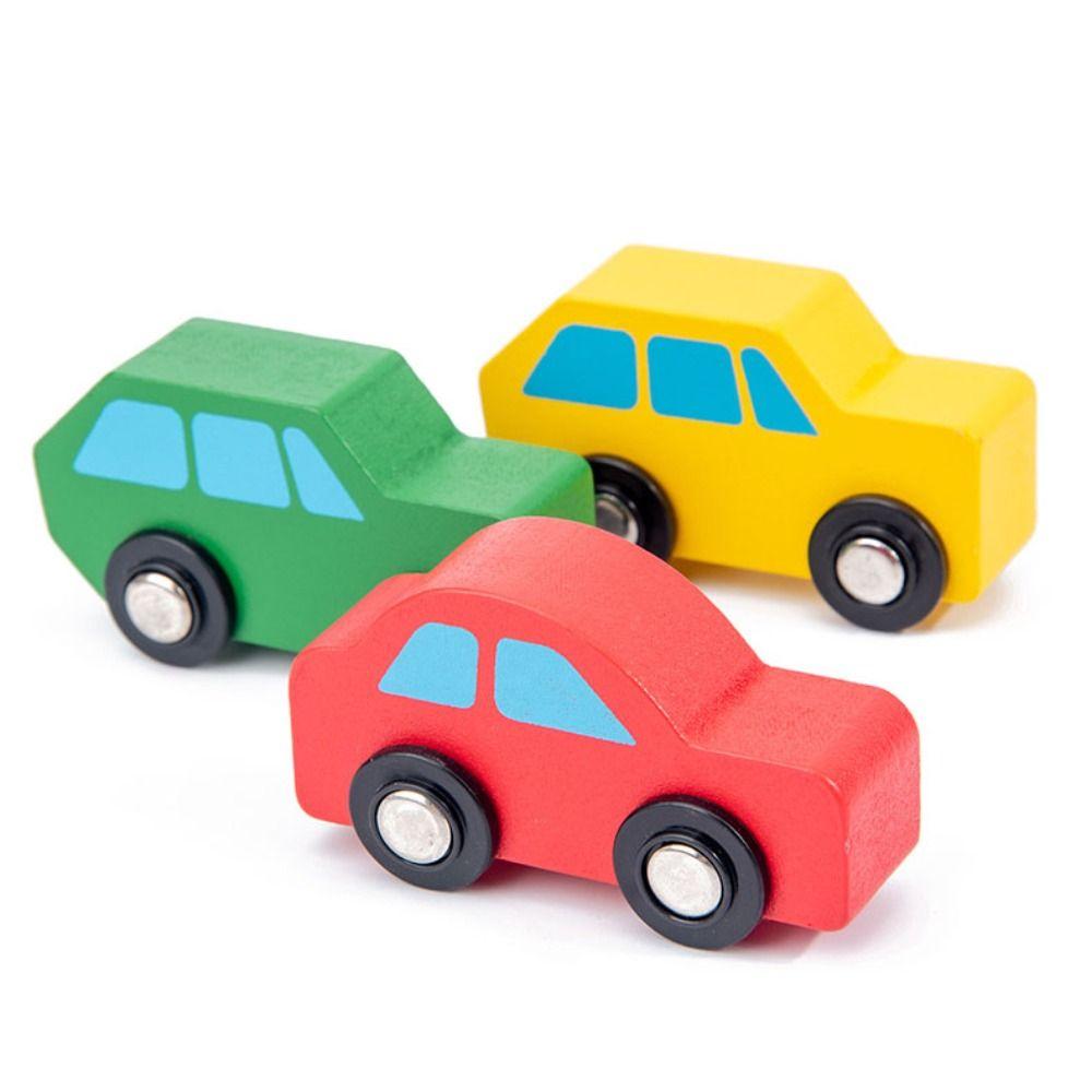 Прицеп Деревянный Пассажирский Самолет Набор Моделирование Деревянные Транспортные Игрушки Детские Игрушки