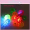 Engaging Pet Toy Ball Flashing And Squeaky Tpr Material
