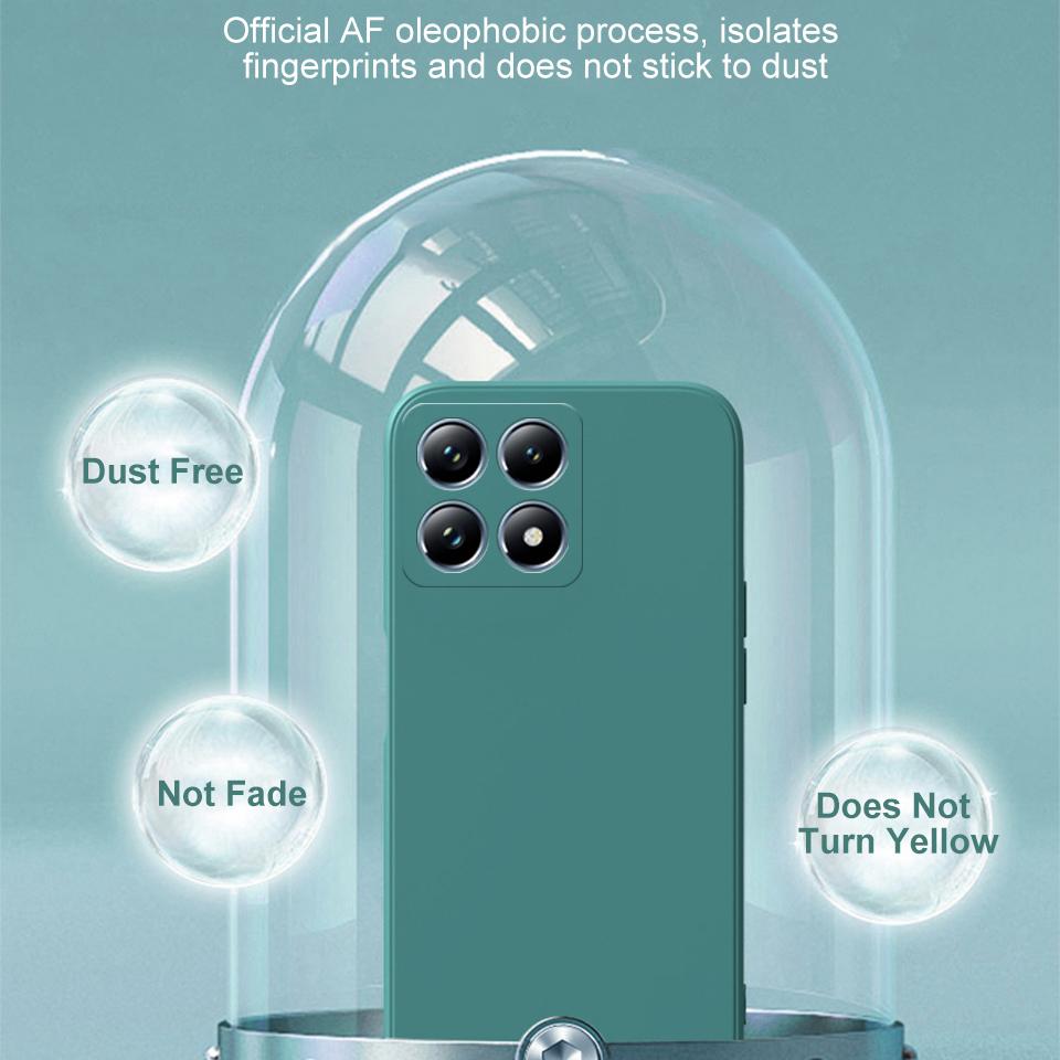 Жидкий силиконовый чехол для телефона XiaoMi 14T 14 T Pro XiaoMi 14T Модный мягкий чехол Жидкий силиконовый чехол Глобальная версия