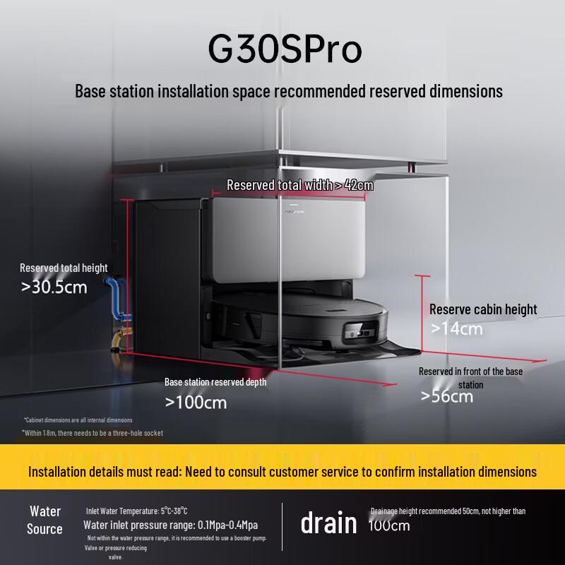 Roborock G30S Pro Robot Vacuum and Mop