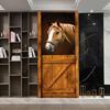 2 шт./компл. дверь сарая, художественная роспись, наклейка для гостиной, спальни, раздвижные двери, домашний декор, водостойкие художественные обои