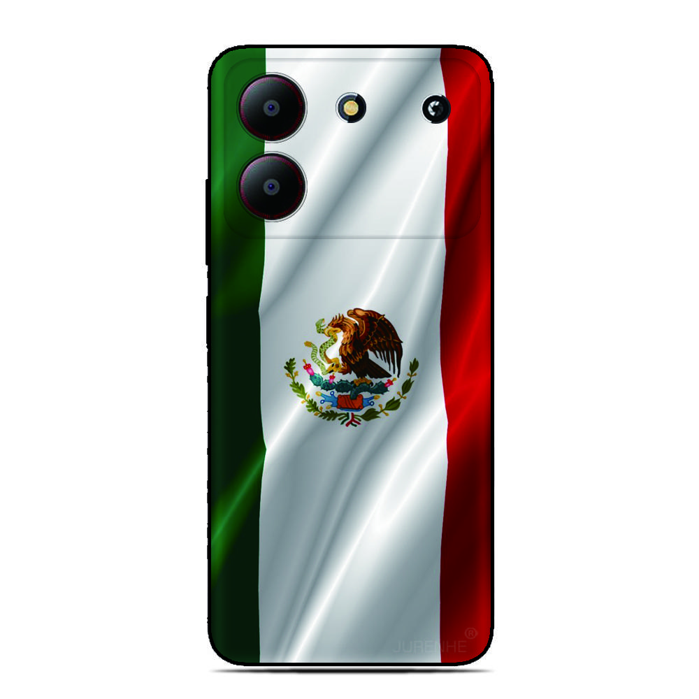 Mexico Flag Phone Case For Blackview Wave 9C 8C 6C Shark 9 Color 8 Oscal C80 C70 C60 C30 C20 Pro Flat 2 1C 2C Tiger 13 12 Cover