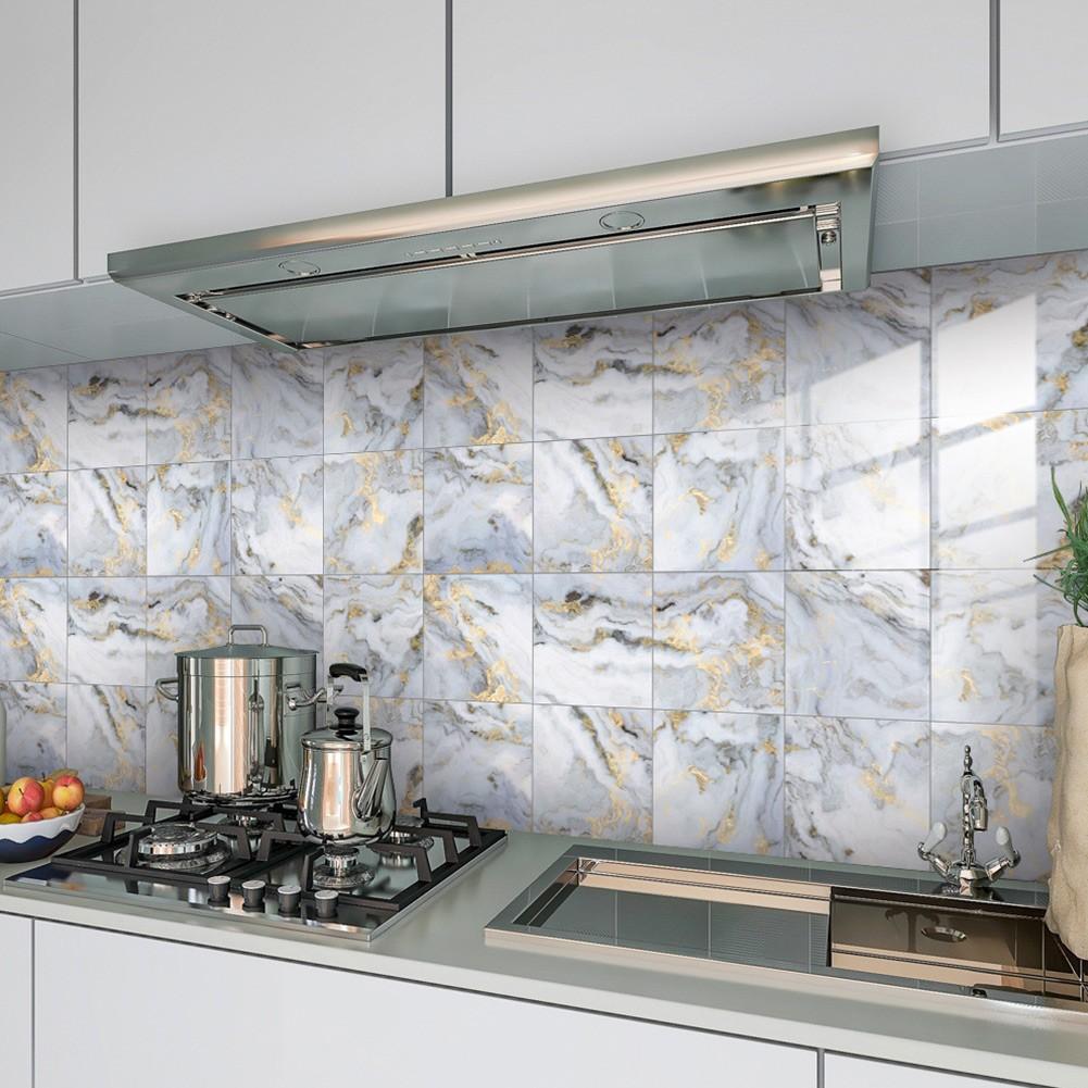 10шт стикер стены мраморная плитка наклейка самоклеящаяся