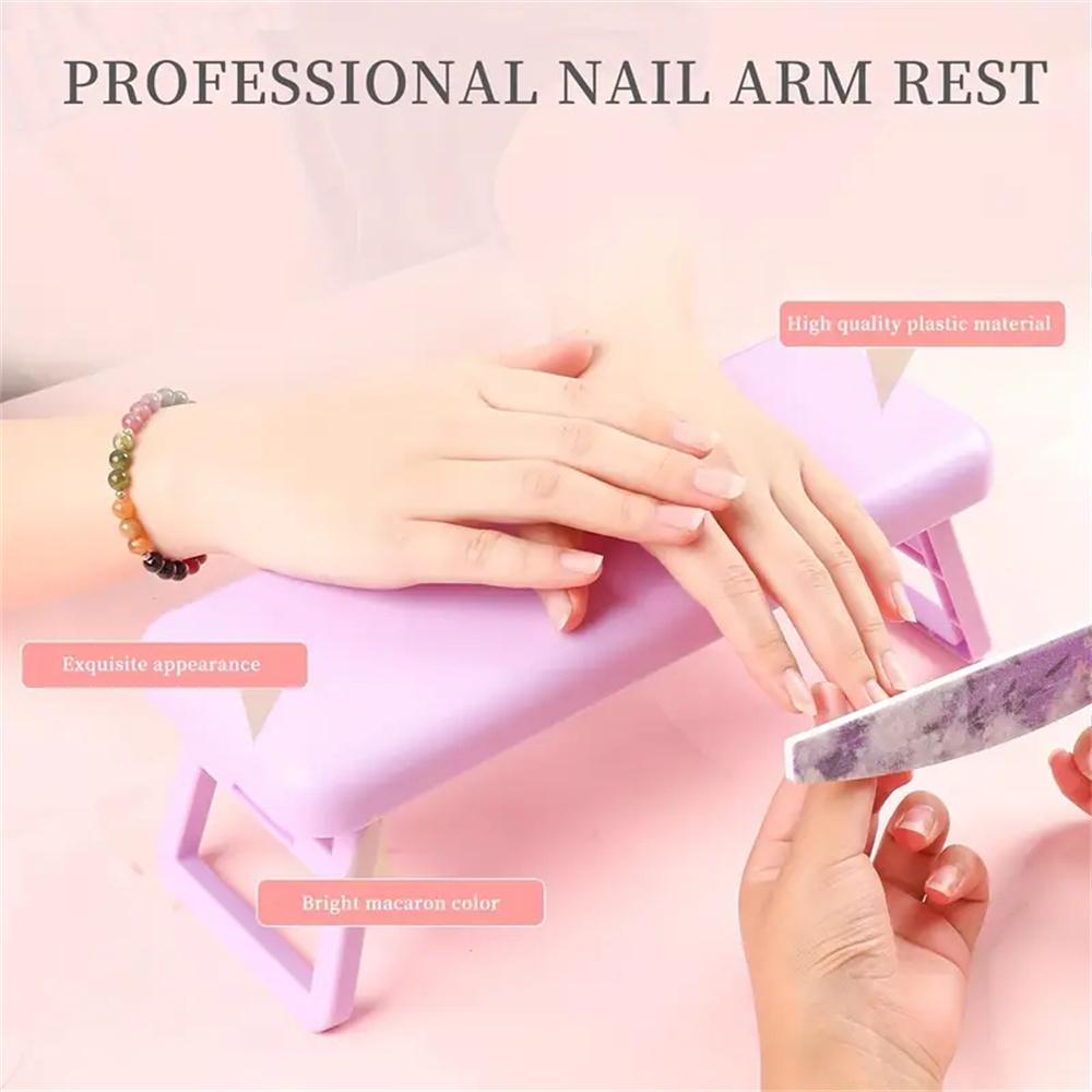 Подушка для ногтевого дизайна, складная подставка для ногтей, подлокотник для мастера маникюра, подставка для рук, держатель для расслабления запястья, подставка для ногтя