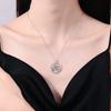 D Color 18K White Gold Moissanite Necklace 1 Carat Windmill Women S925 Silver Necklace Luxury Fashion Jewelry