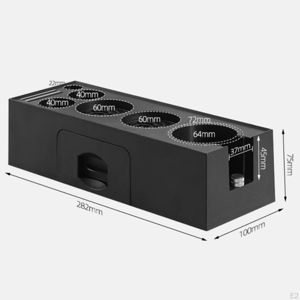 Станция для темперирования эспрессо, держатель темперов, прочная подставка для кофе с фильтром