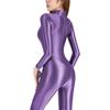 Is a Diving Suit for Also Nylon Swimsuits with Legs [AMORESY] Shiny, Full-body Skin-on-skin Competitions. Available (purple, XL)