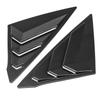 For Honda Civic 11th Gen Sedan 2025 Car Rear Louver Window Side Shutter Cover Trim Sticker Vent Scoop ABS Carbon Fiber Black