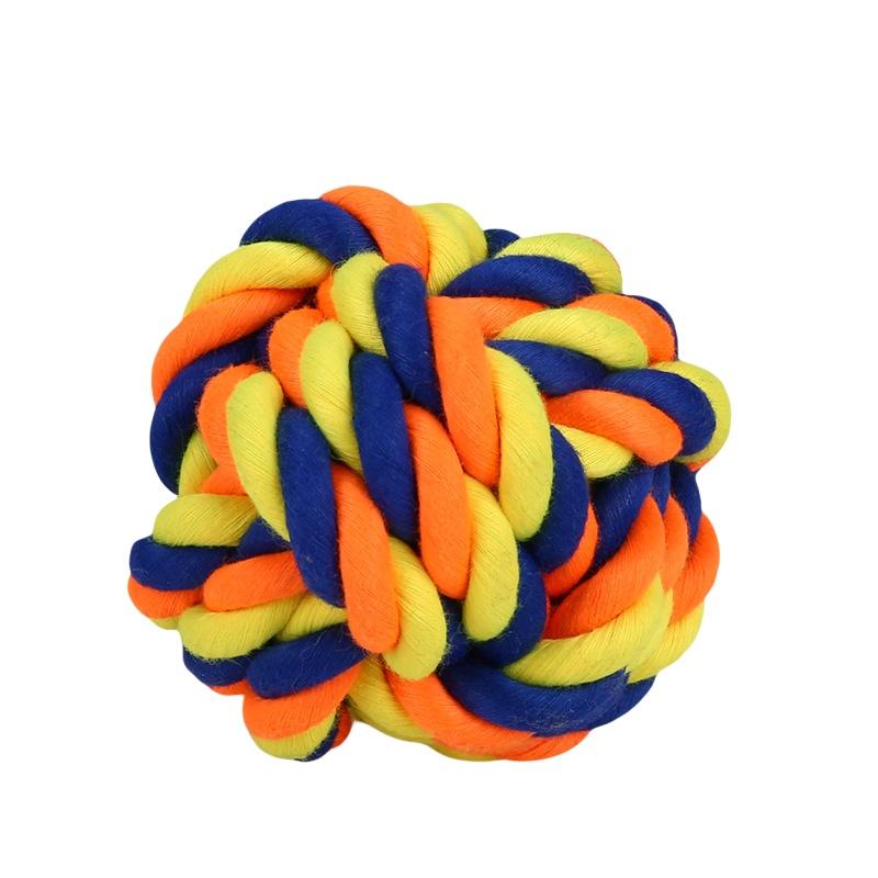 6x Набор игрушек из веревки для собак Прочные и долговечные жевательные игрушки с узлами Мяч для питомца Щенка Медведь Хлопковая игрушка Оптом