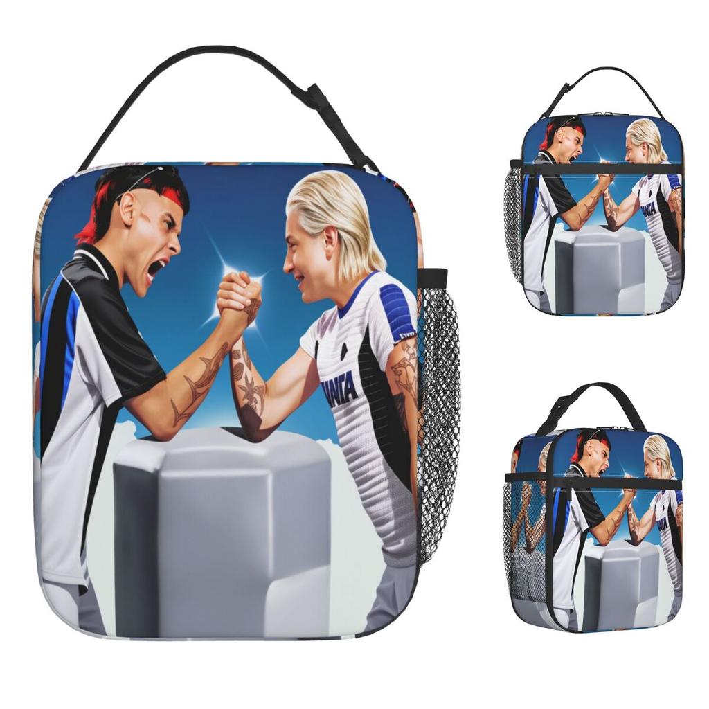 CA7RIEL & Paco Amoroso Papota Tour Lunch Bag Leisure Lunch Box School Convenient Thermal Tote Handbags Waterproof Cooler Bag
