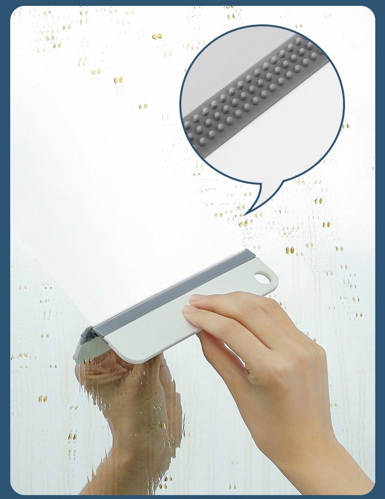 Мягкий силиконовый скребок для стеклоочистителей, щетка для чистки окон, кухня, ванная комната, инструменты для чистки стекла для автомобиля, очиститель зеркал, скребок