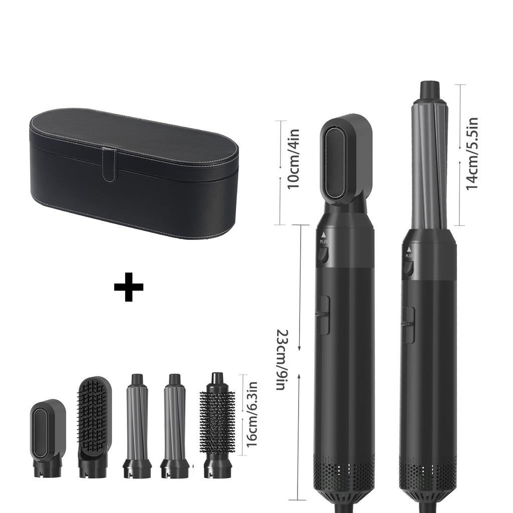 Новый фен, многофункциональный стайлер для волос, щипцы для завивки волос 5 в 1, выпрямитель для волос с щеткой для волос, фен для фена, мультистайлер для волос