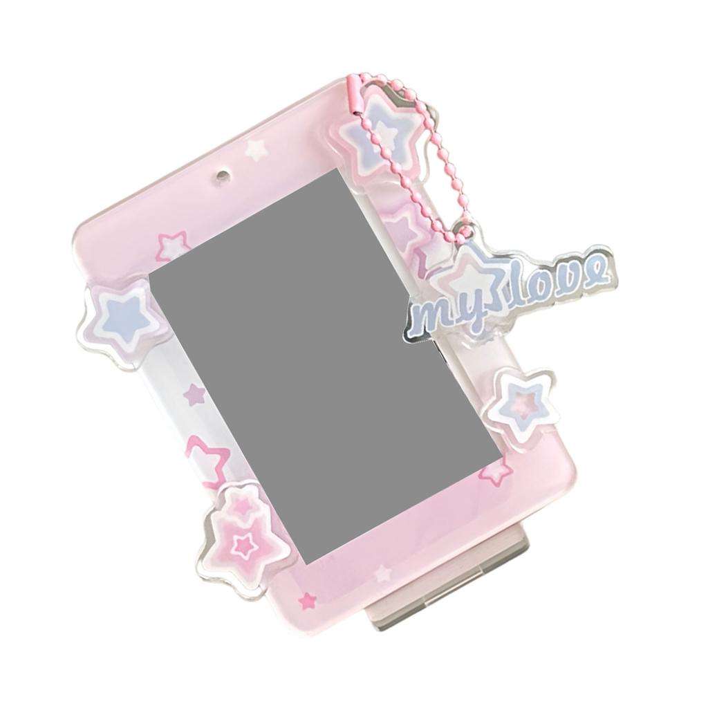 Star Series Sweet Photo Protection Photo Card Frame Card Display Stand Настольный декоративный держатель для фотографий Акриловый чехол для карт