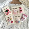 Children's Cute Plaid Fruit Cartoon Hair Clip for Little Girls