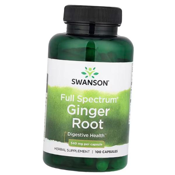 Корень имбиря, Ginger Root, Swanson 100капс (71280046)