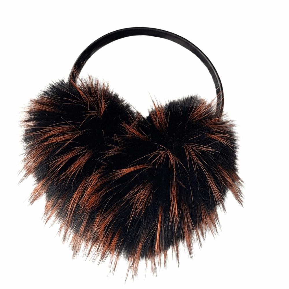 Solid Color Winter Earmuffs Ear Cap Ear Mask Cute Faux Fur Plush Earmuffs Men