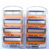 8pcs Gillettee 5 Layer Shaver Razor Blade For Men Manual Face Care Safety Shaving Blades