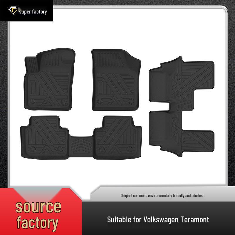 Автомобильные коврики Volkswagen Teramont Series - Экологичные, Без Запаха, Из ТПЭ