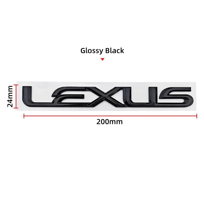 3D ABS Наклейка-значок с буквой на багажник автомобиля Для Lexus F SPORT Hybrid ES CT GS IS UX GX LBX NX RX 350h 450h аксессуары