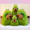 Крокодил Капибара Плюшевая Кукла Детская Животное Мультфильм Анимация Игрушка ПП Хлопок