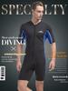 SBART Unisex 2mm Short-Sleeved Wetsuit for Snorkeling & Surfing - Warm Summer Sunscreen Swimsuit
