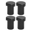 4 шт. ограничительные блоки для столярного стола, многофункциональные упоры для верстака, диаметр 20 мм, черные