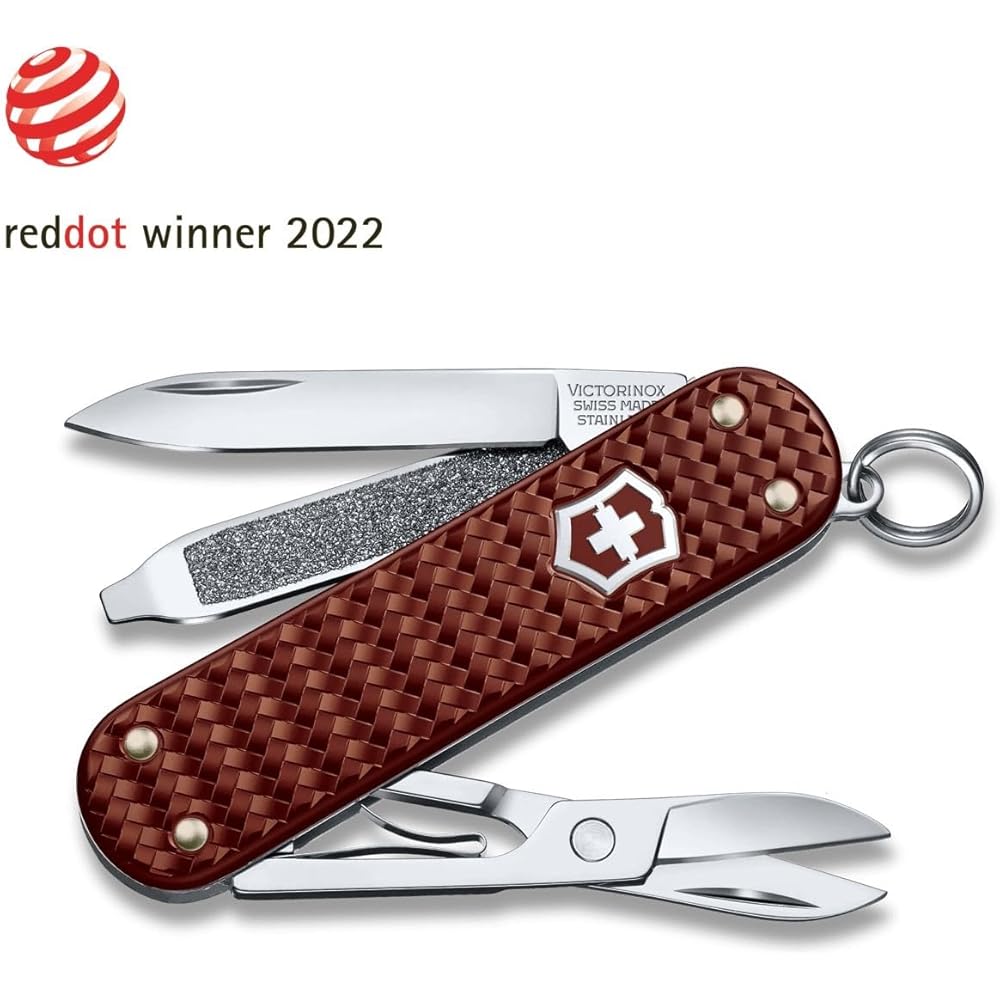 Victorinox Classic Alox Collection Швейцарский армейский нож Орехово-коричневый 5 функций Компактный Легкий Мультитул