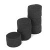 100Pcs 45mmx30mm Hydroponic Sponge Planting Seedling Sponge for Seed Growing Black
