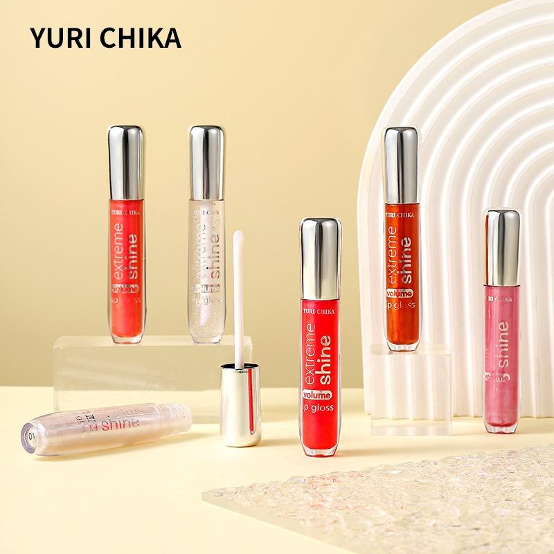 YURI CHIKA Перламутровый увлажняющий и увлажняющий бальзам для губ с тонкой мерцающей морской глазурью для губ Doe Lip Glass Lip Glaze